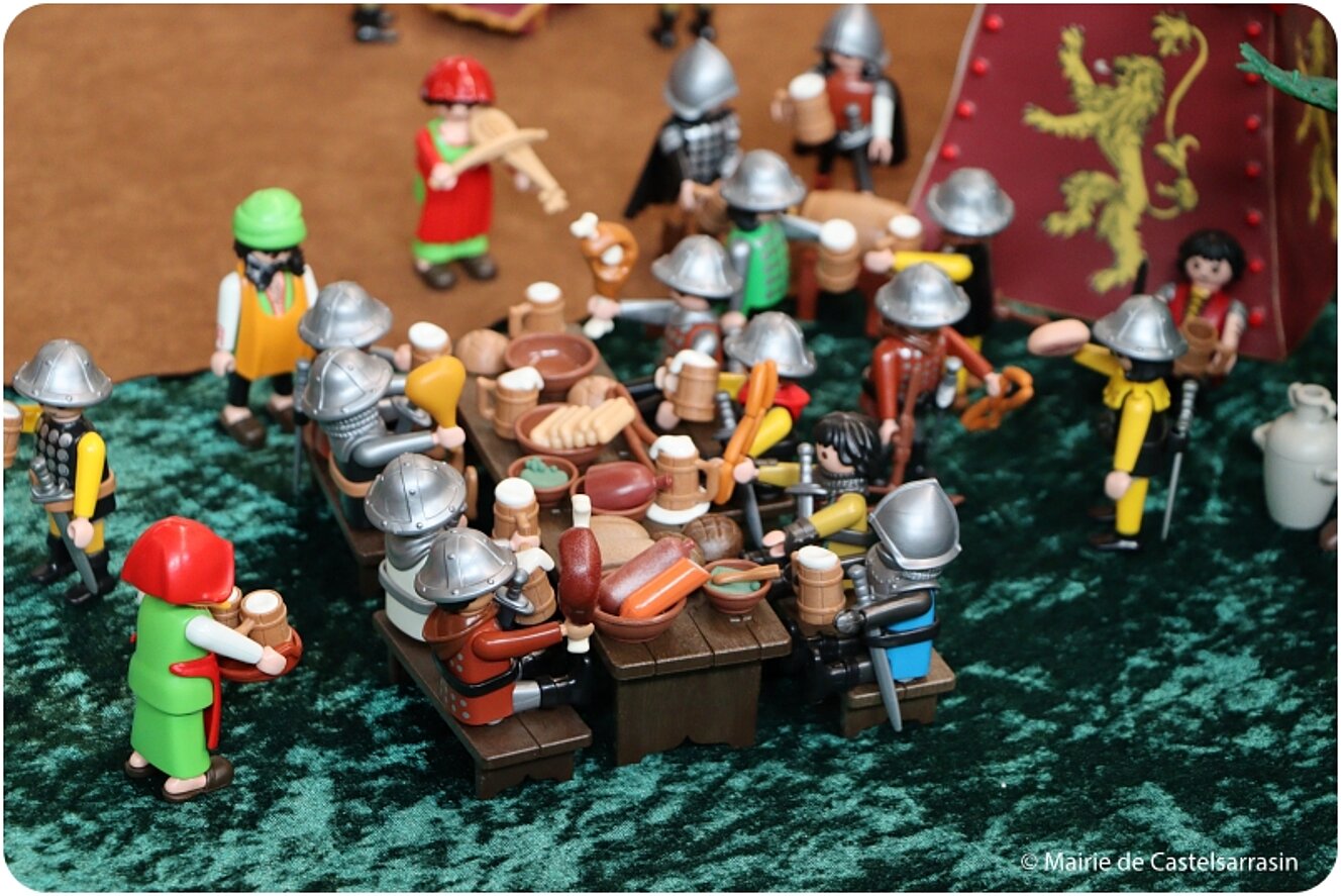 Exposition Playmobil durant les fêtes de Noël à Castelsarrasin