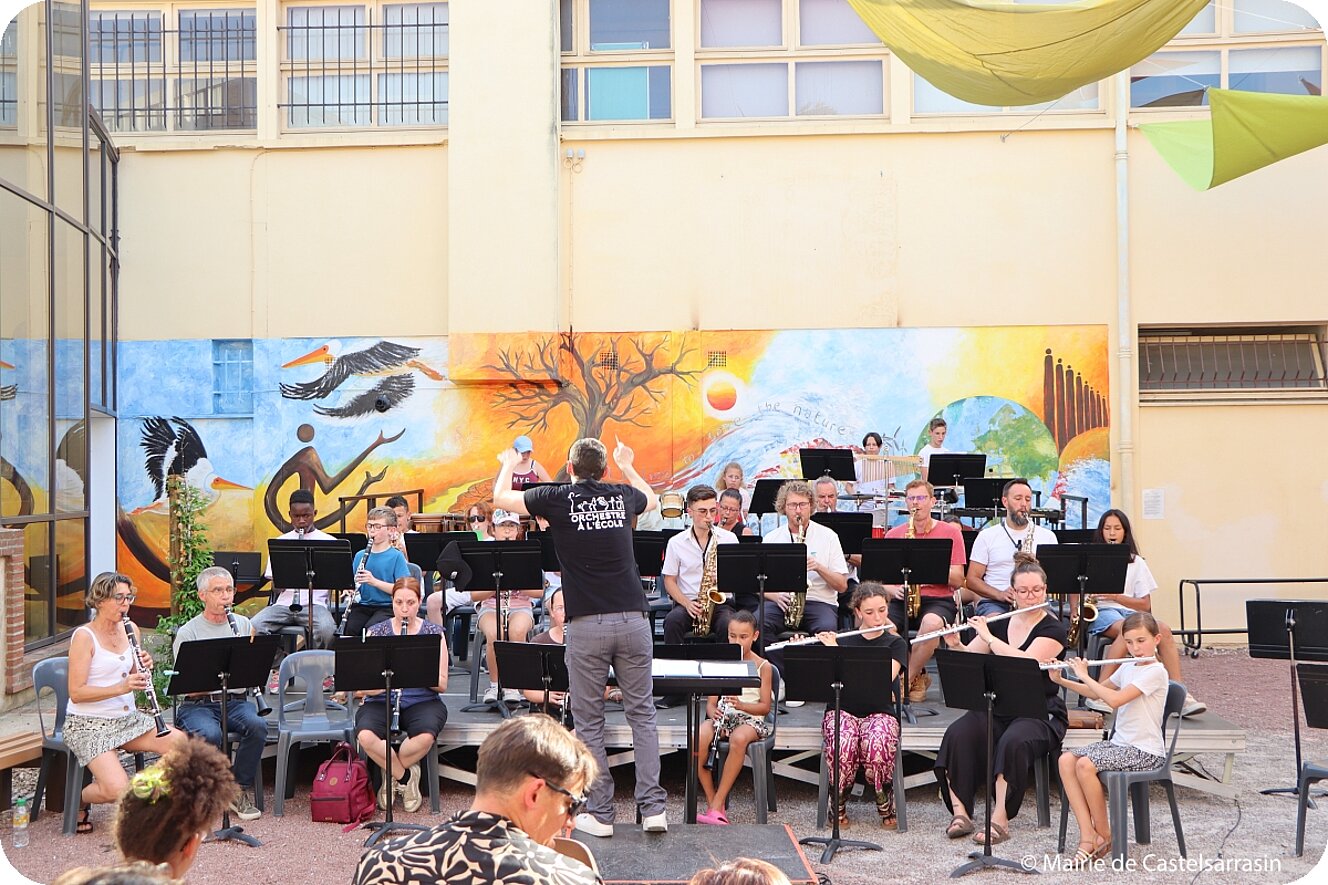 Fête de la musique avec l'École municipale de musique de Castelsarrasin le 19 juin 2026