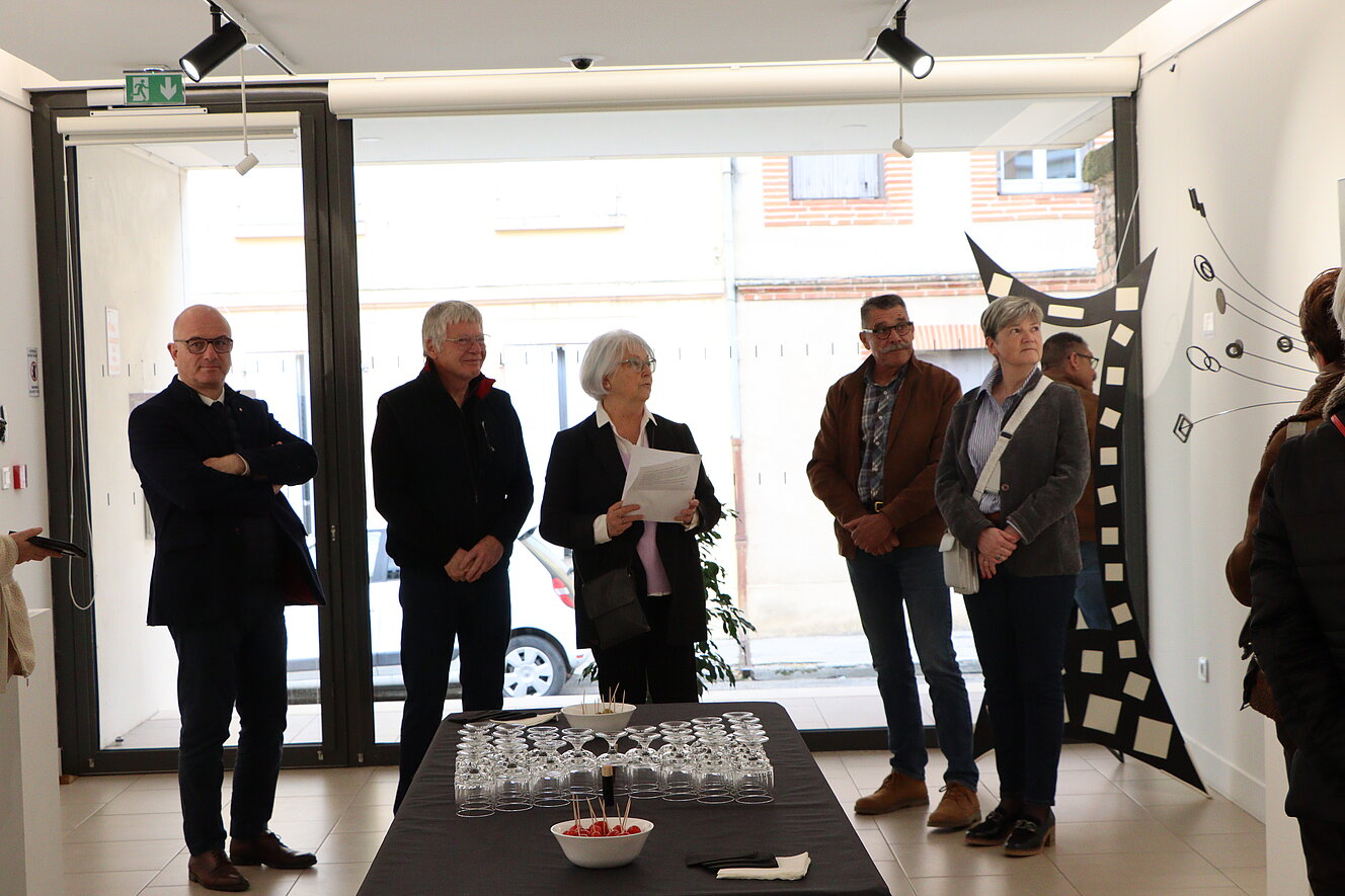 Photos du vernissage de l'exposition "Métal émotion" de l'artiste sculpteur Maurice Graffenberg (2 avril 2025)