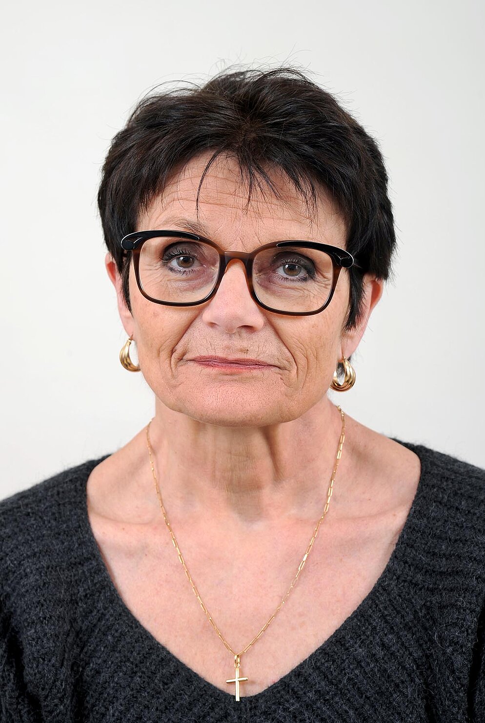 Portrait de face de Madame Furlan Portrait de face de Madame Furlan