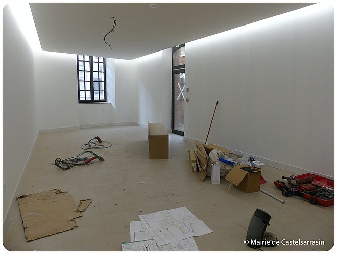 Intérieur en travaux Intérieur en travaux