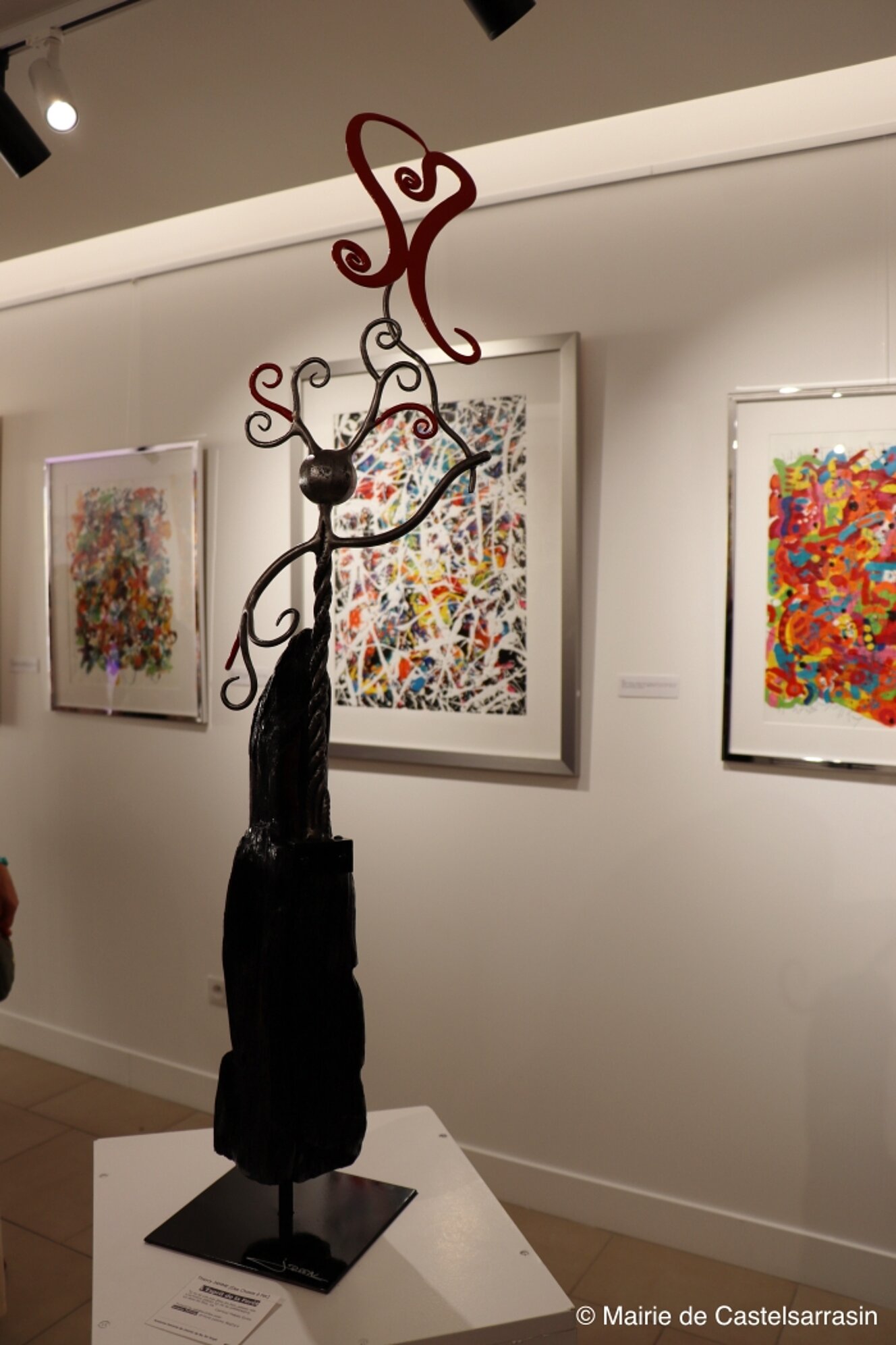 Vernissage de l'exposition Irréalité avec les artistes Benoît OLIVE et Thoerry JAMME