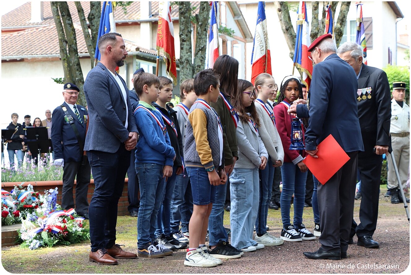 Cérémonie au monument aux Morts de Castelsarrasin - Jeudi 8 mai 2025