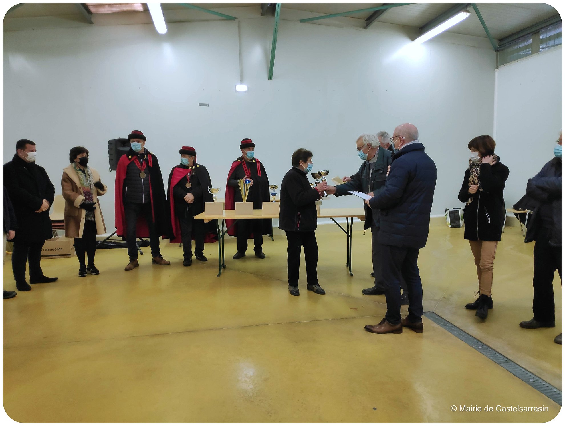 Remise des prix aux vainqueurs