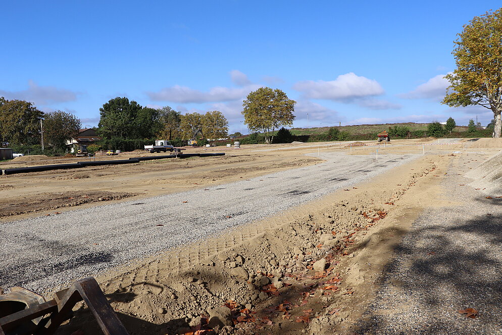 Travaux cimetière - Terrassement - Octobre2024