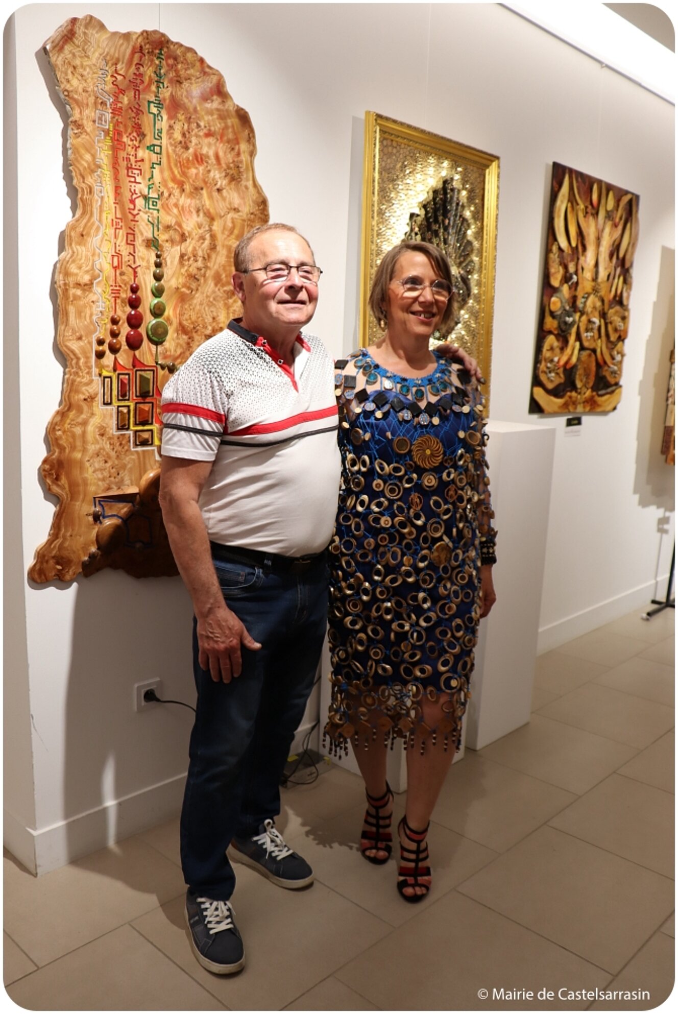 Exposition « Le bois de bout, une technique picturale graphique inédite »   avec l'artiste Daniel RENÉ