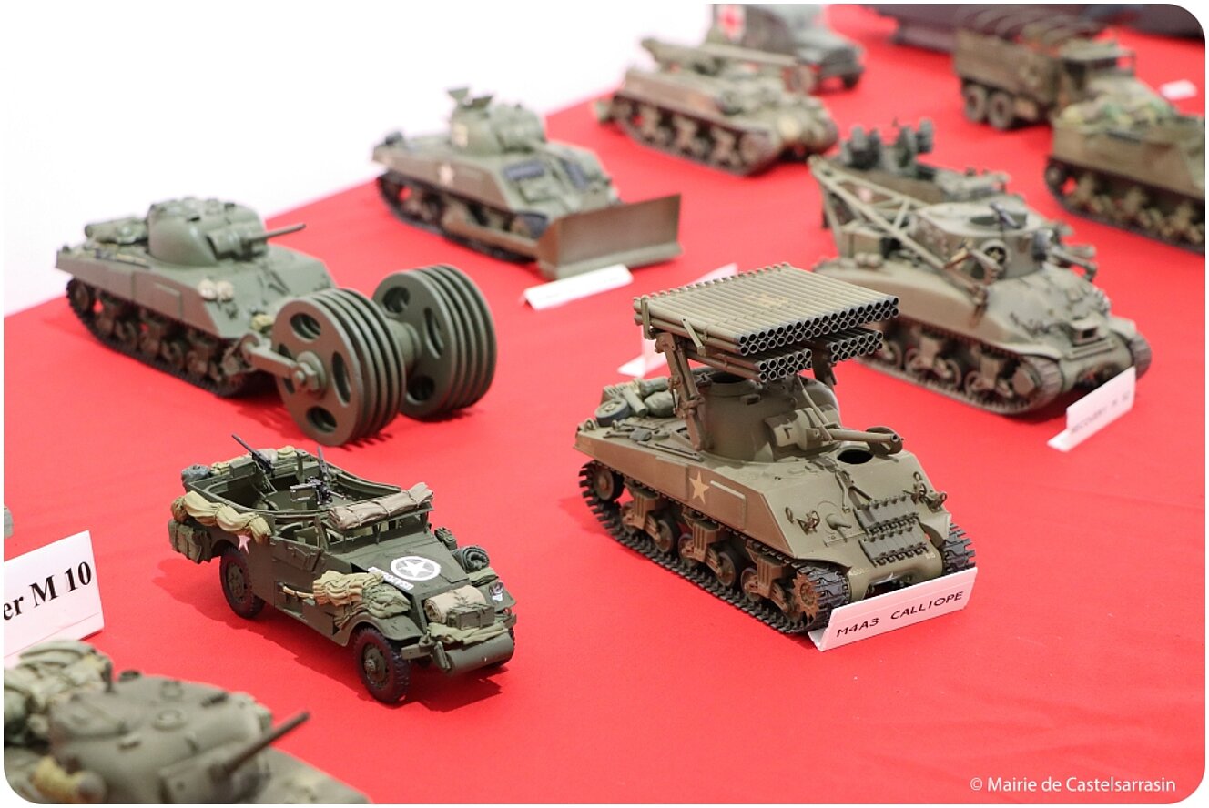 EXPOSITION "Maquettes de véhicules militaires" Avec le maquettiste Thierry DUVAL - Du 3 au 30 mai 2023