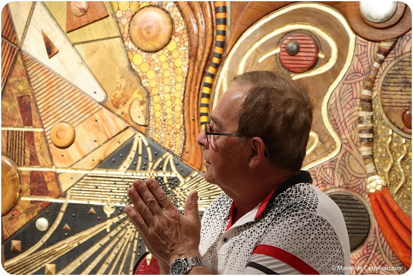 Exposition « Le bois de bout, une technique picturale graphique inédite »   avec l'artiste Daniel RENÉ