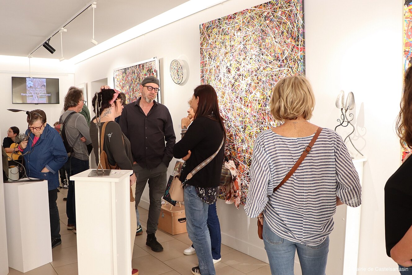 Vernissage de l'exposition Irréalité avec les artistes Benoît OLIVE et Thoerry JAMME