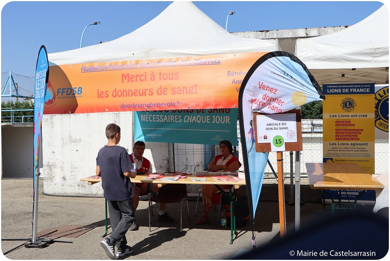 Forum des associations 2023 au stade Alary de Castelsarrasin (Samedi 9 septembre 2023)