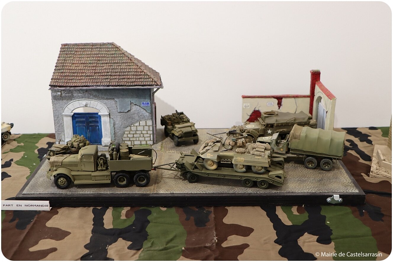 EXPOSITION "Maquettes de véhicules militaires" Avec le maquettiste Thierry DUVAL - Du 3 au 30 mai 2023