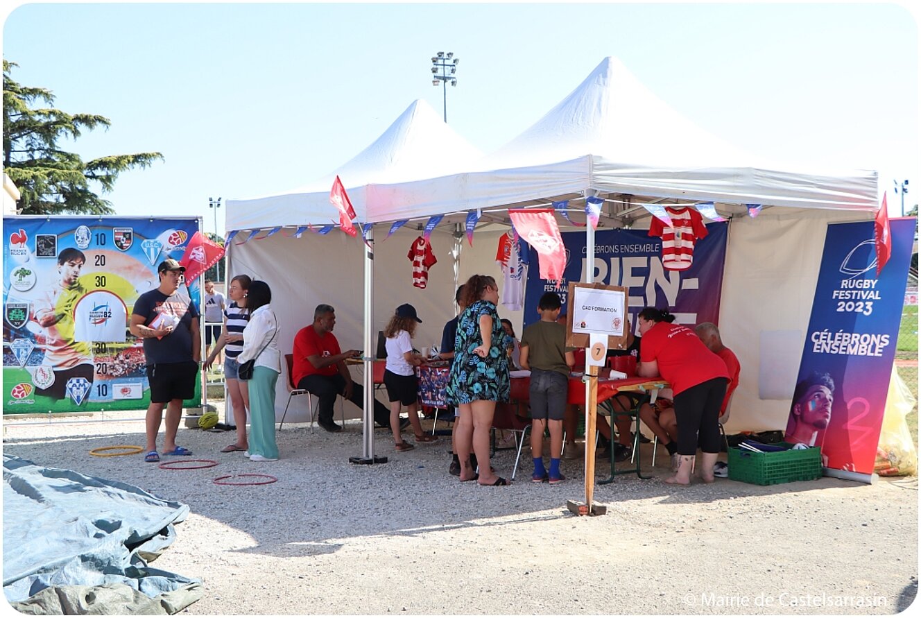 Forum des associations 2023 au stade Alary de Castelsarrasin (Samedi 9 septembre 2023)