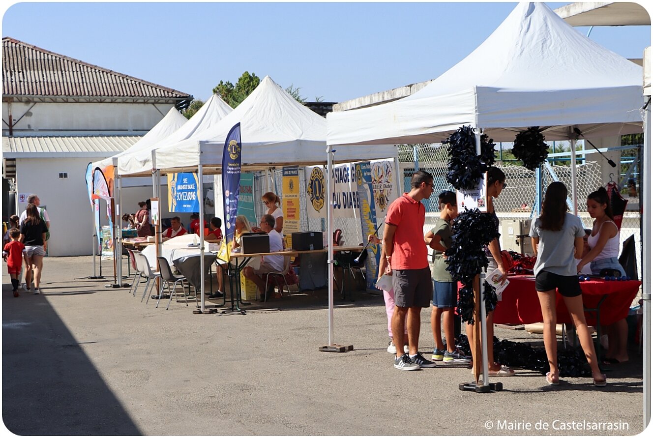 Forum des associations 2023 au stade Alary de Castelsarrasin (Samedi 9 septembre 2023)