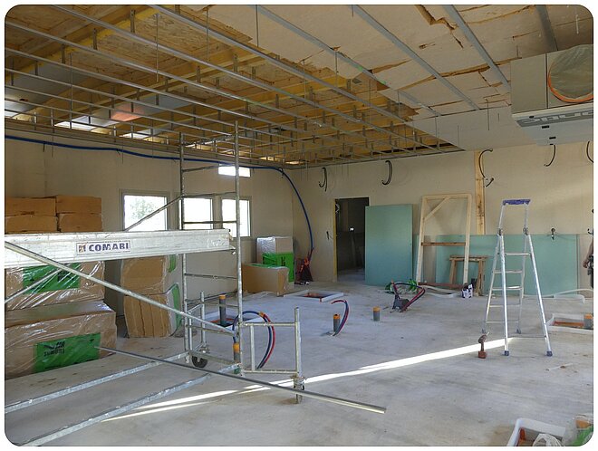 Visite du chantier par les membres du Comité de pilotage Visite du chantier par les membres du Comité de pilotage