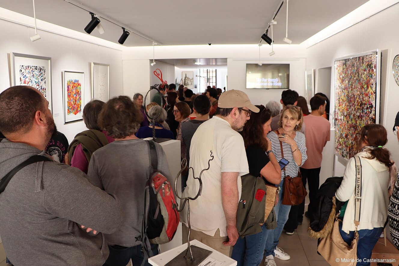 Vernissage de l'exposition Irréalité avec les artistes Benoît OLIVE et Thoerry JAMME