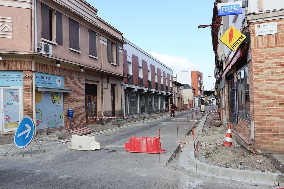 Travaux Boulevard de la Republique - Octobre 2024