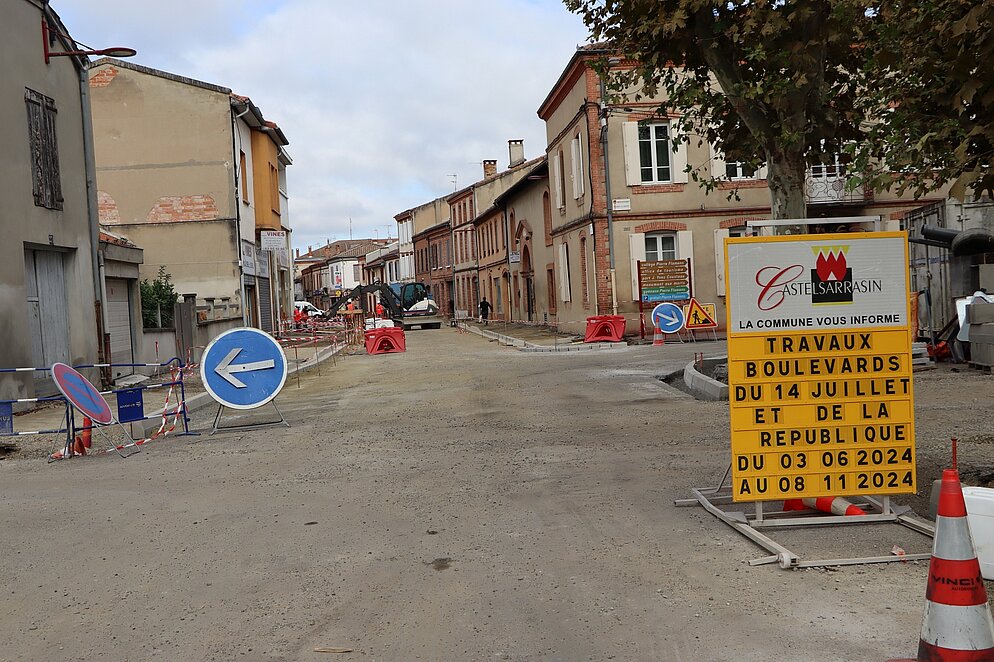 Travaux Boulevard de la Republique - Octobre 2024