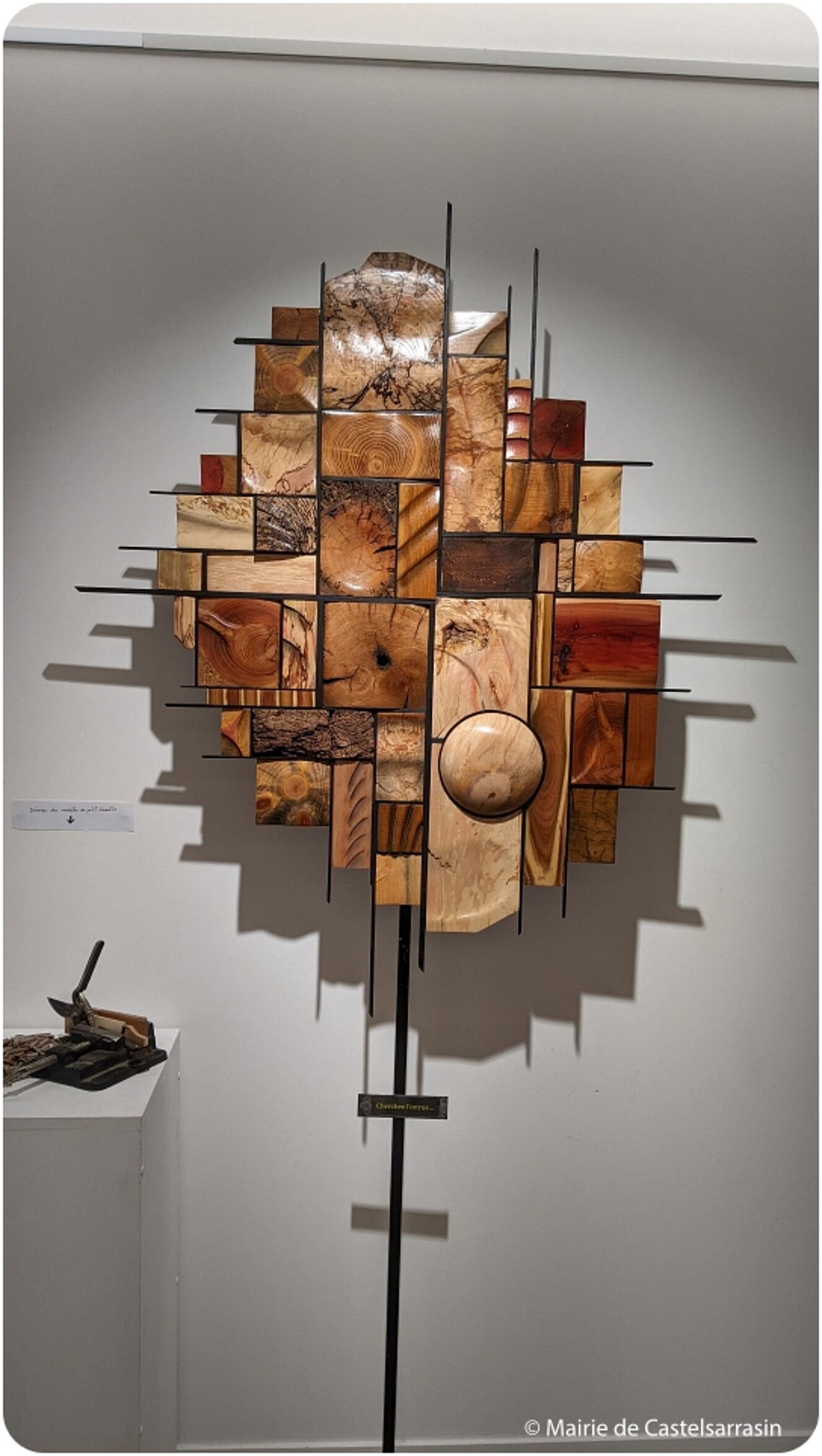 Exposition « Le bois de bout, une technique picturale graphique inédite »   avec l'artiste Daniel RENÉ