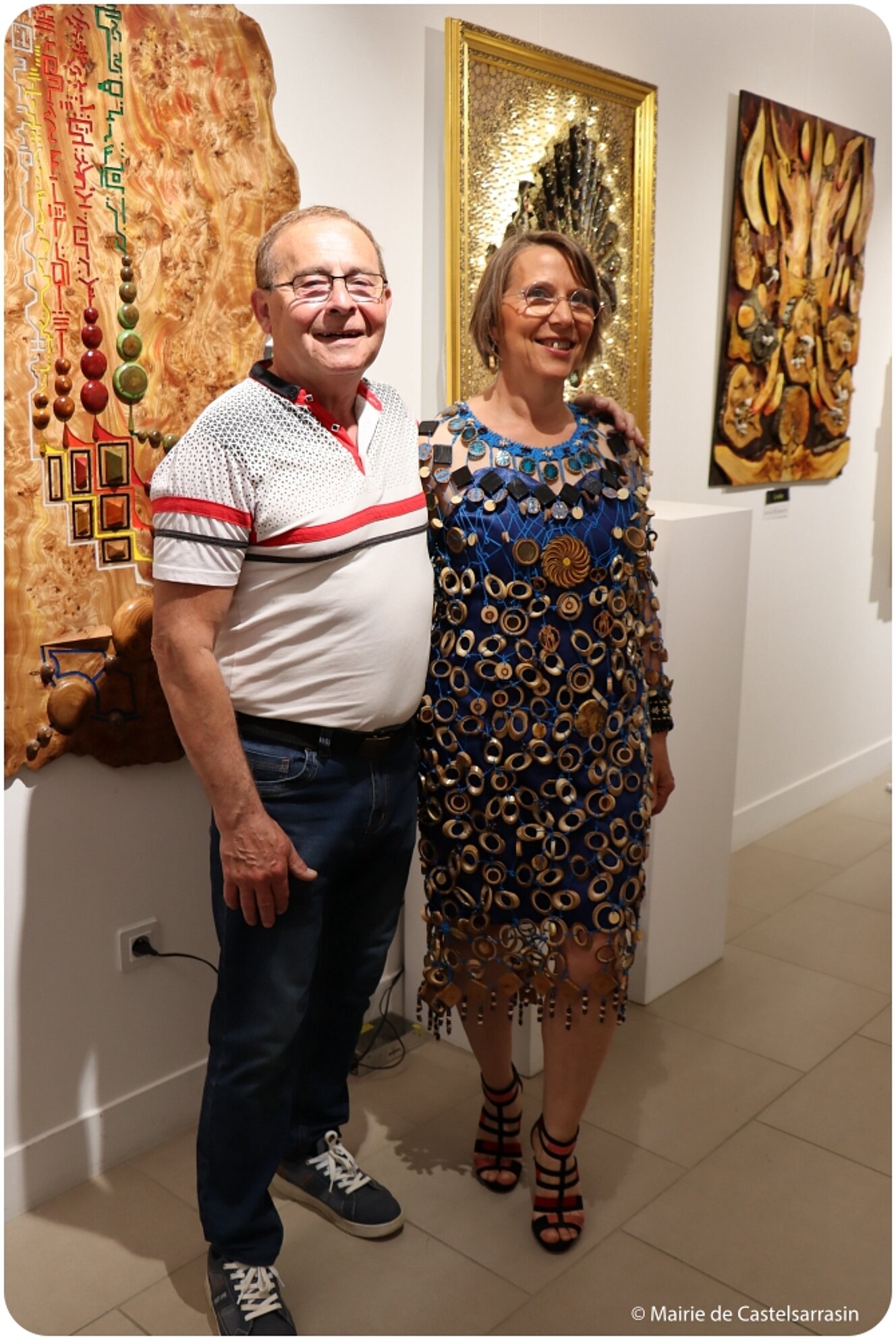 Exposition « Le bois de bout, une technique picturale graphique inédite »   avec l'artiste Daniel RENÉ