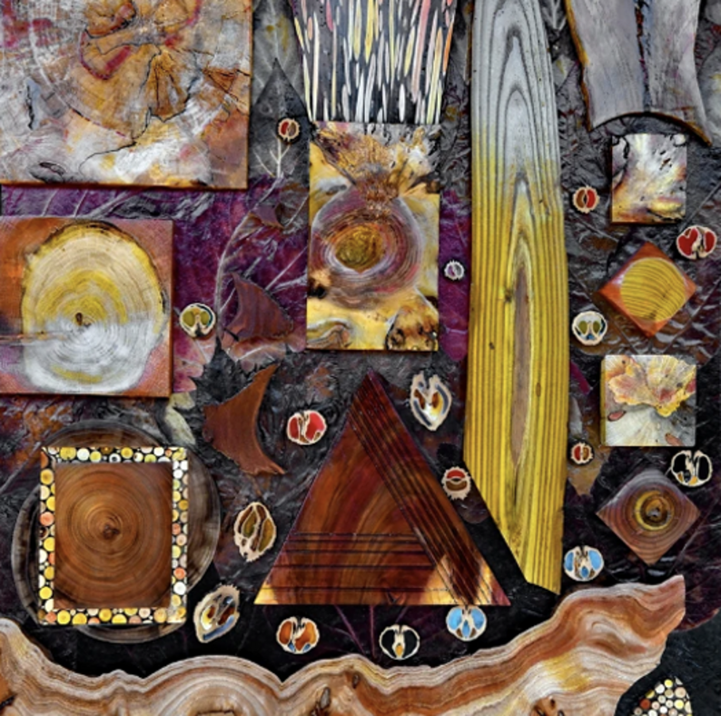 Oeuvre de l'artiste Daniel RENE - Le réveil du volcan (2022)