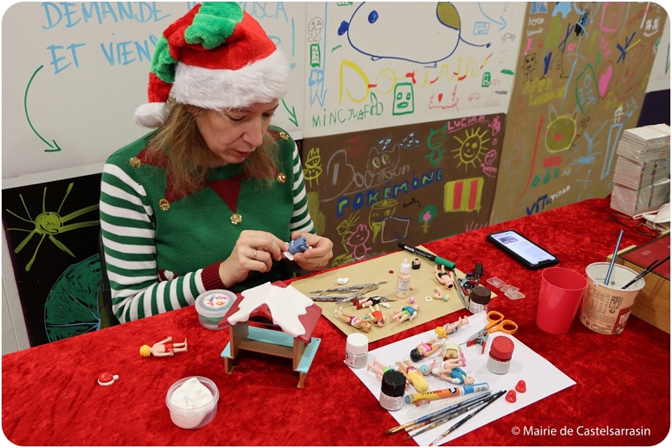Exposition Playmobil durant les fêtes de Noël à Castelsarrasin