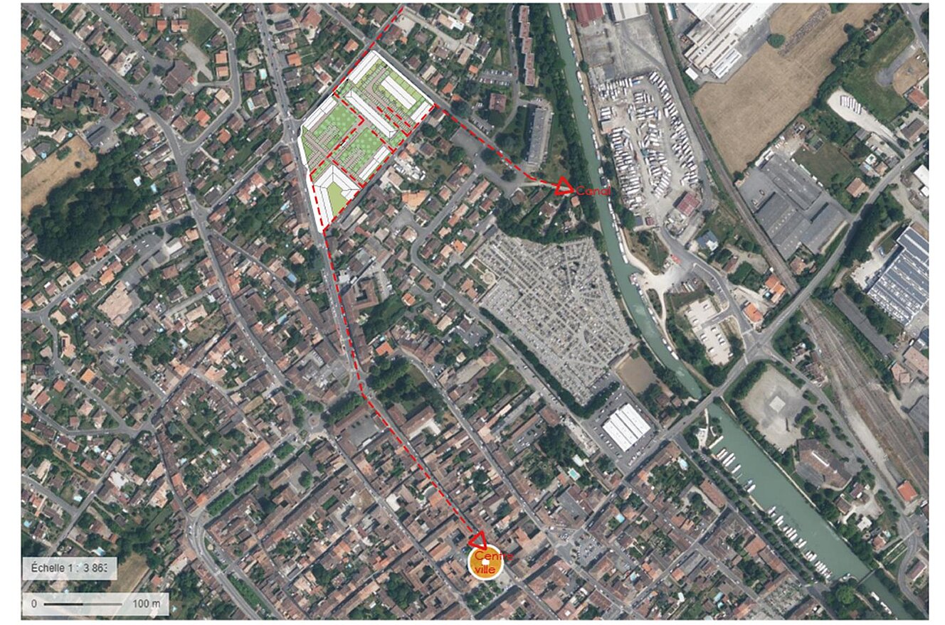 Projet urbain - Flux piétons Projet urbain - Flux piétons