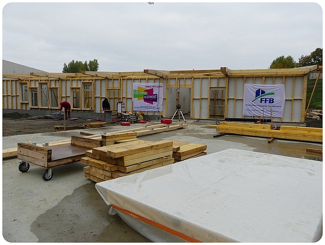 Chantier de l'école maternelle, extérieur