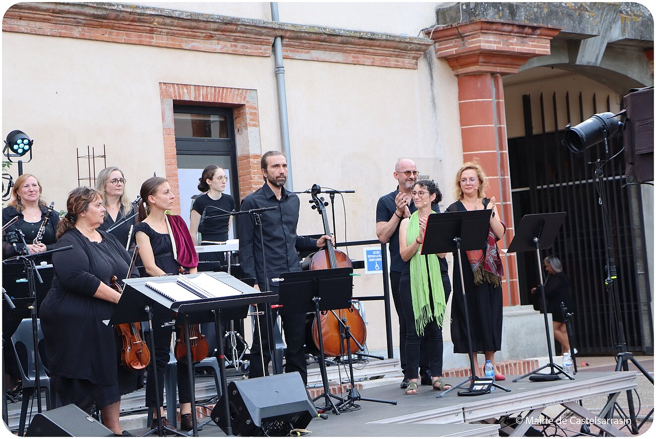 Concert Ecole municipale de musique et Exposition photos de Florence AT • Au square Jean-Pierre Berrié, samedi 20 septembre 2025