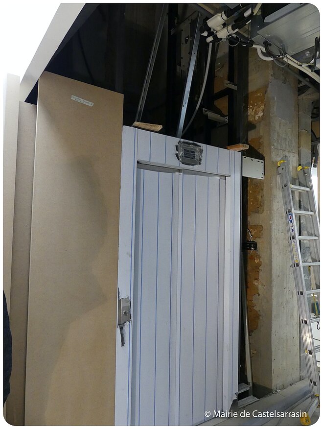 Pose de l'ascenseur Pose de l'ascenseur