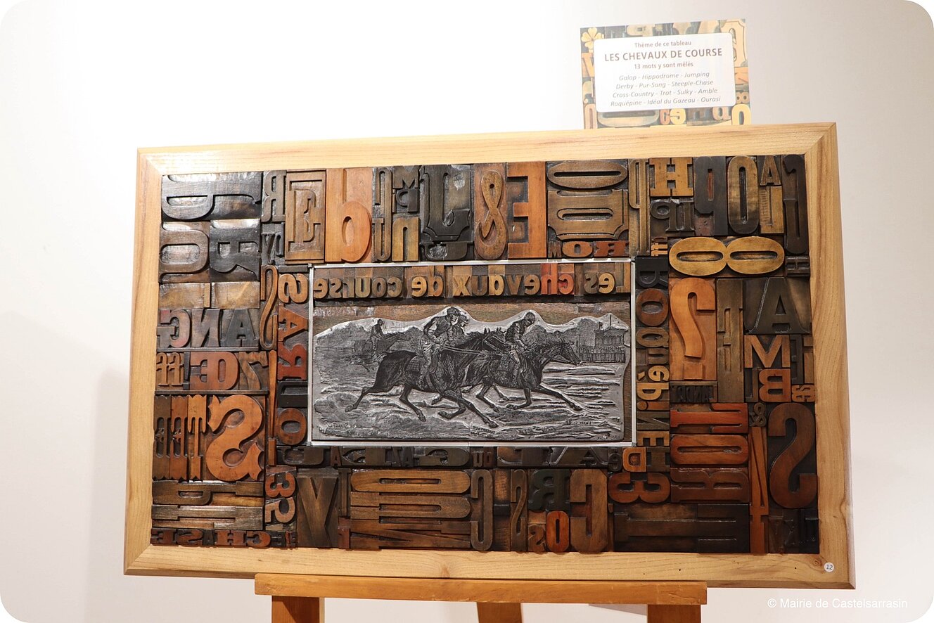 Photos du vernissage de l'exposition "La lettre dans tous es états" de l'artiste Philippe LANDRY (1er juillet 2025)