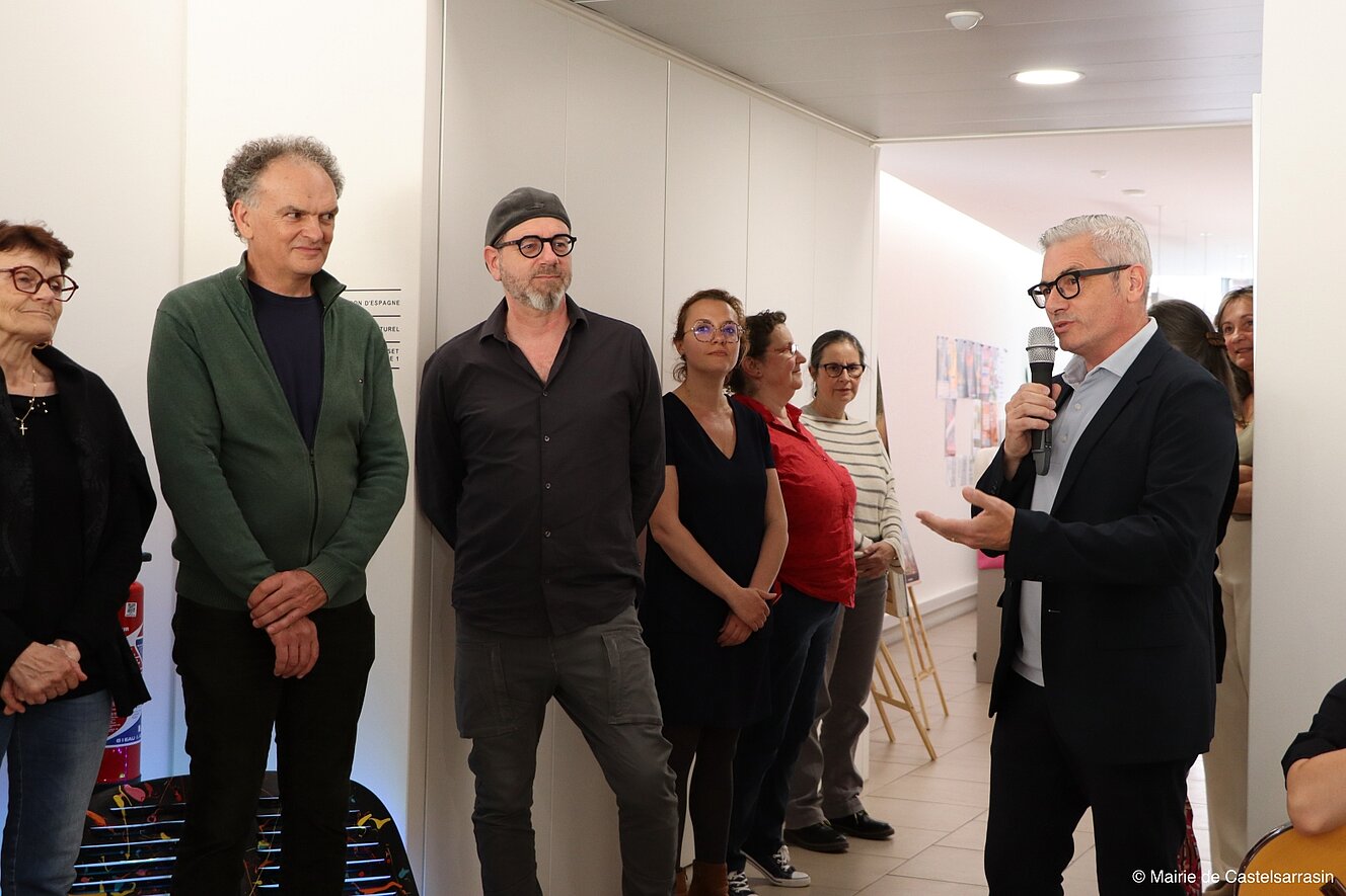 Vernissage de l'exposition Irréalité avec les artistes Benoît OLIVE et Thoerry JAMME