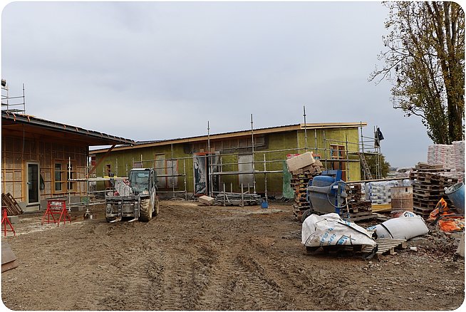 Travaux sur le batiment de l'accueil de loisir