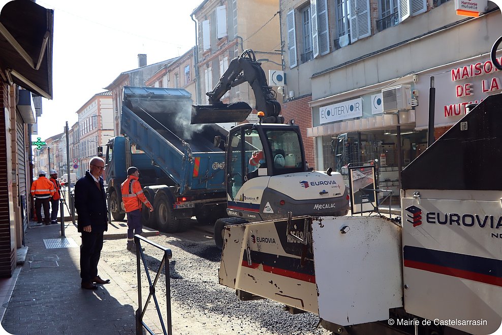 Phase 2 - Travaux rue de la révolution - © Mairie de Castelsarrasin 