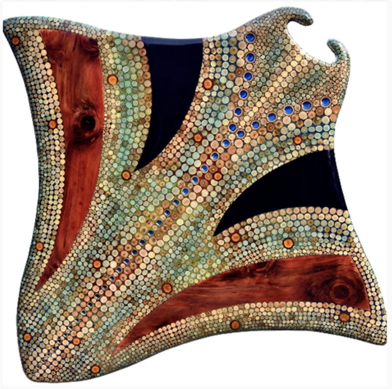 Oeuvre de l'artiste Daniel RENÉ - Grande Manta (2021)