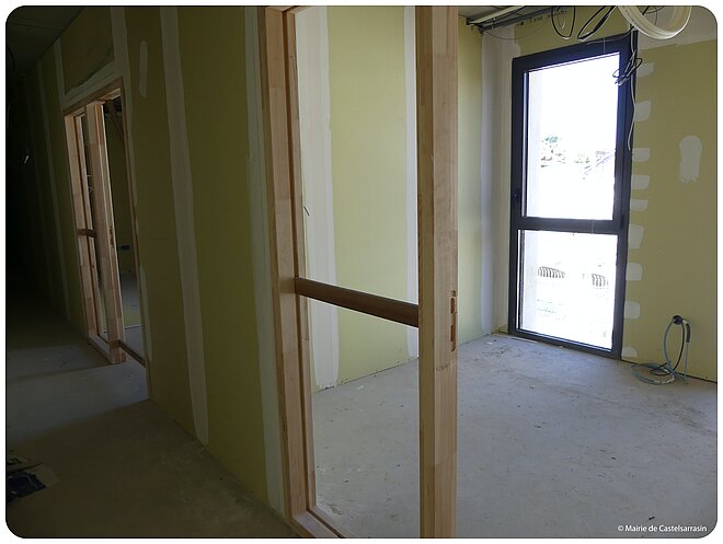 Intérieur du bâtiment en travaux Intérieur du bâtiment en travaux