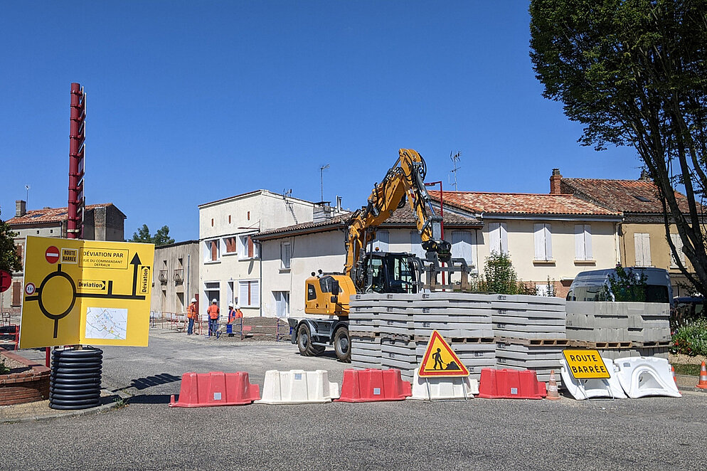 Travaux Boulevard de la Republique - Juillet 2024