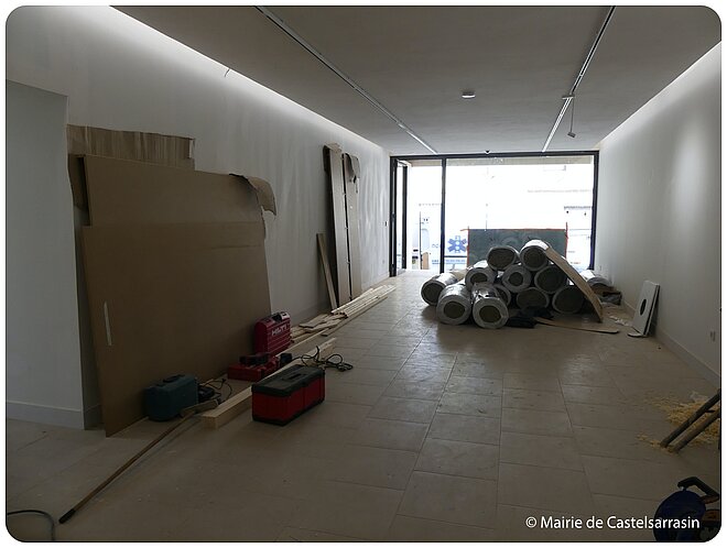 Intérieur en travaux Intérieur en travaux