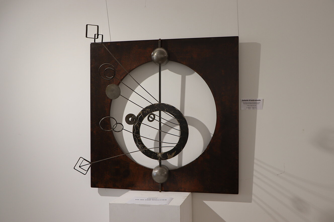 Photos du vernissage de l'exposition "Métal émotion" de l'artiste sculpteur Maurice Graffenberg (2 avril 2025)