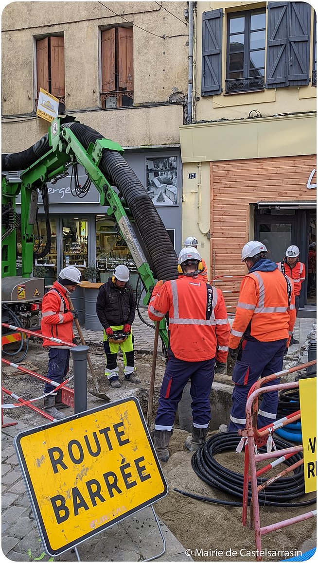 Phase 2 - Travaux rue de la révolution - © Mairie de Castelsarrasin 