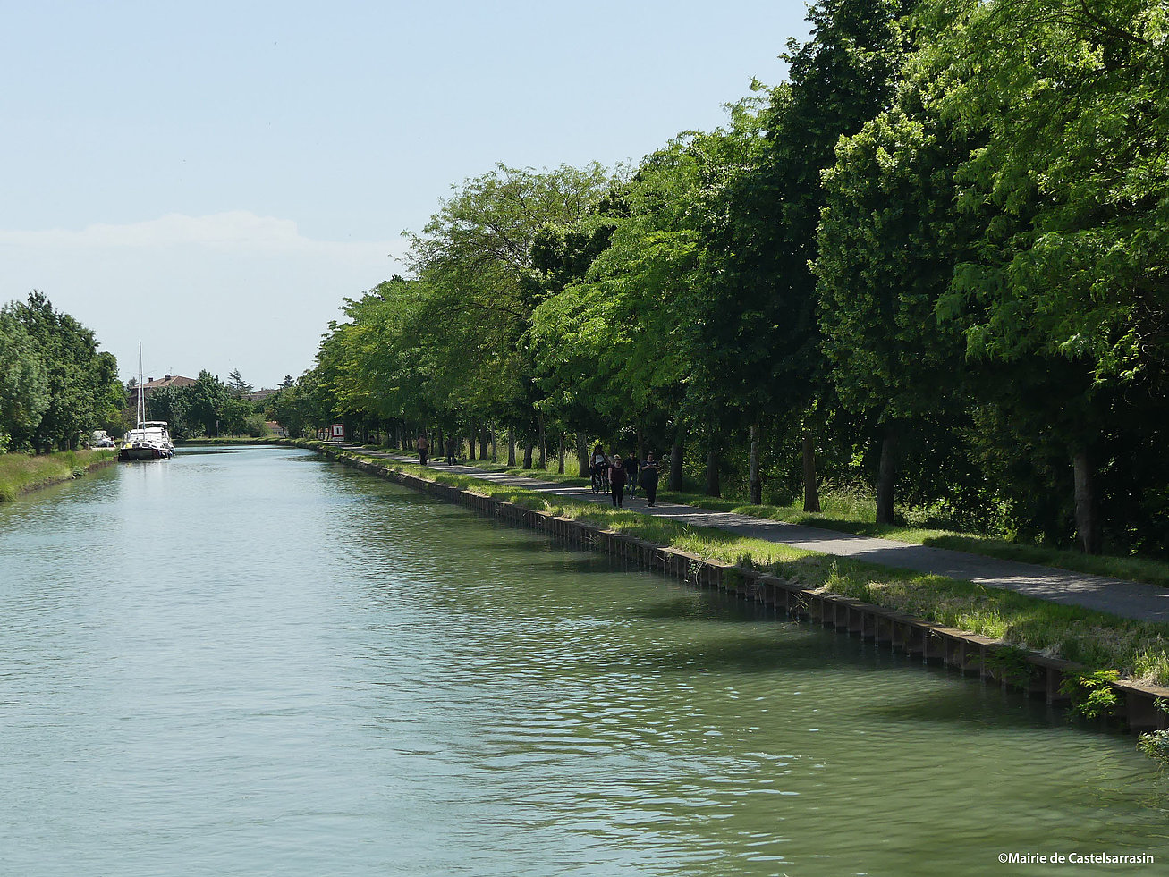 Image du canal de Castelsarrasin