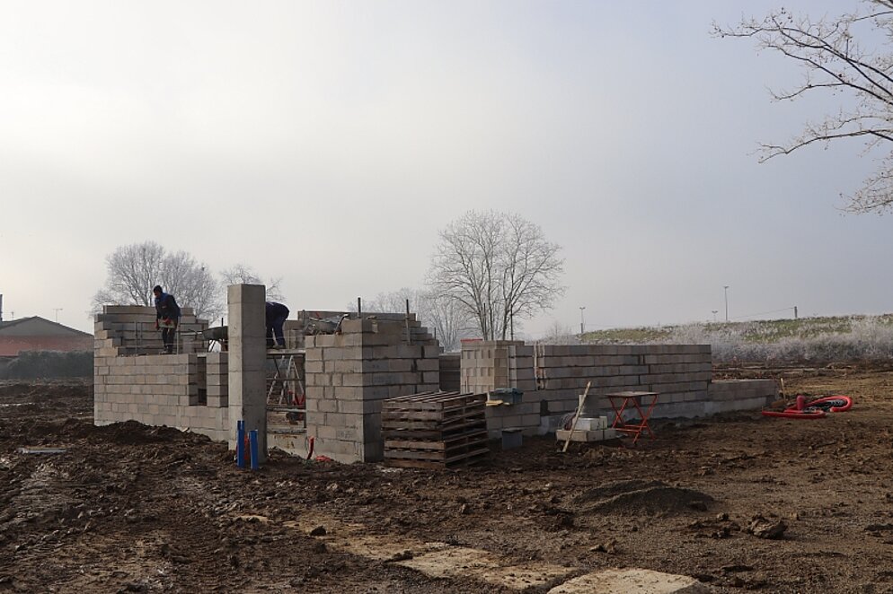 Travaux cimetière - Janvier 2025