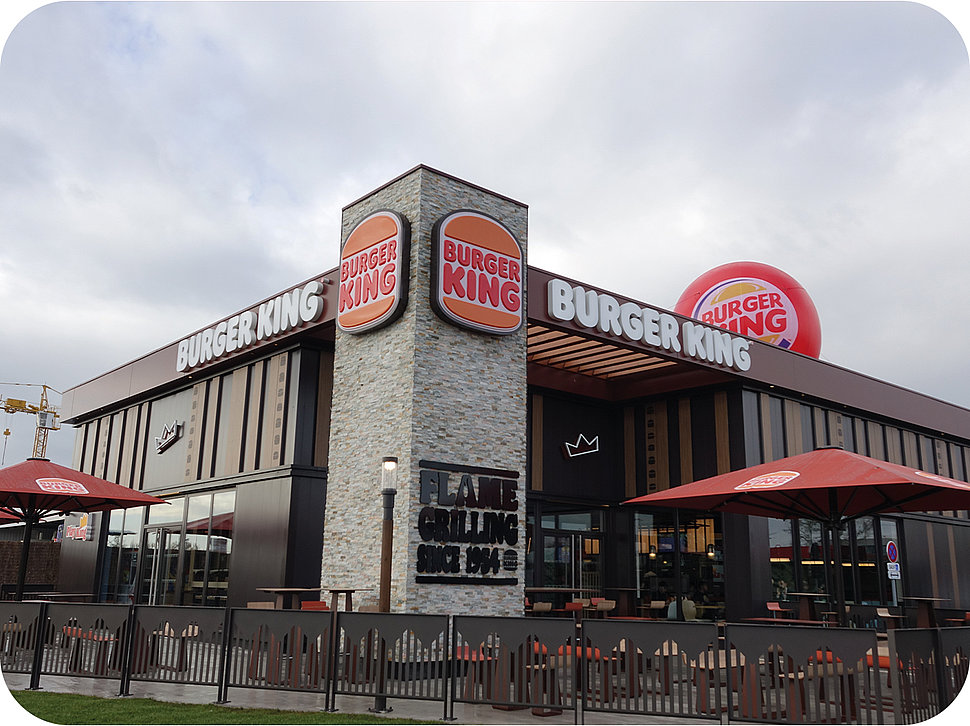 Devanture de Burger King Devanture de Burger King