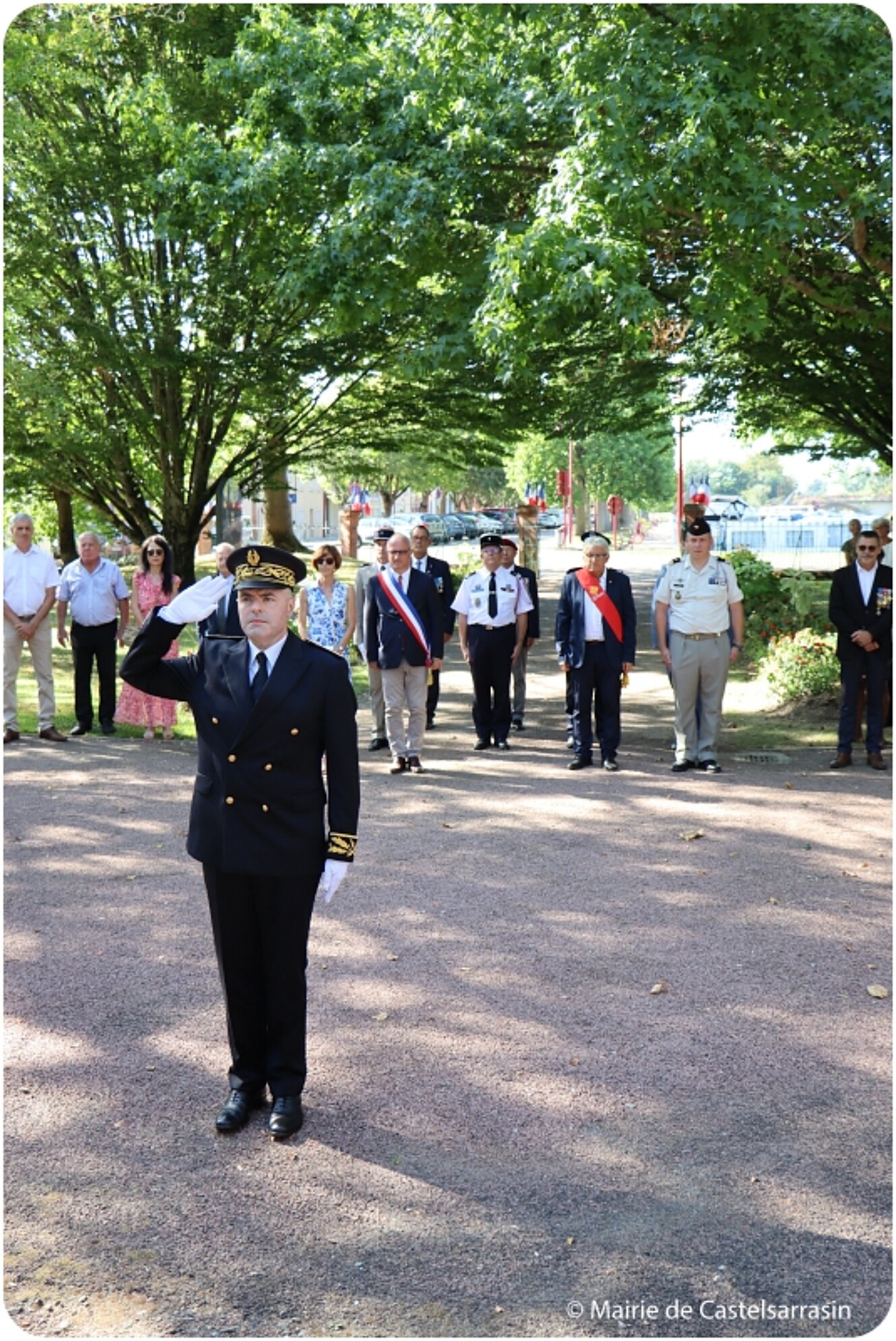 Cérémonie commémorative du 79ème anniversaire de la Libération de Castelsarrasin