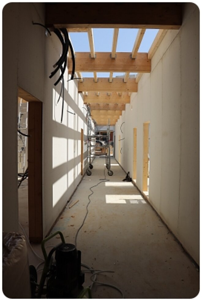 Intérieur du batiment