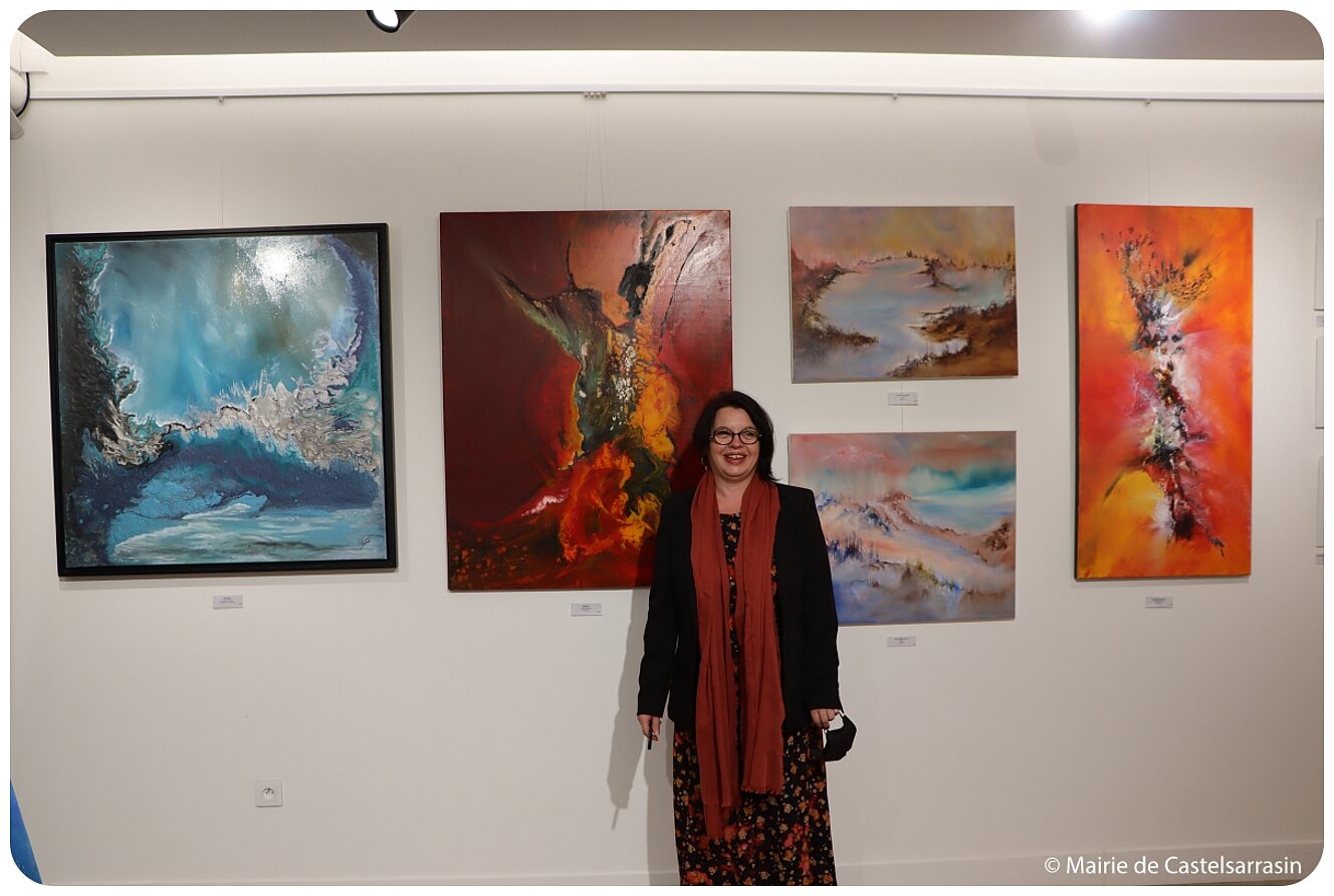 Thésée devant cinq de ses tableaux Thésée devant cinq de ses tableaux