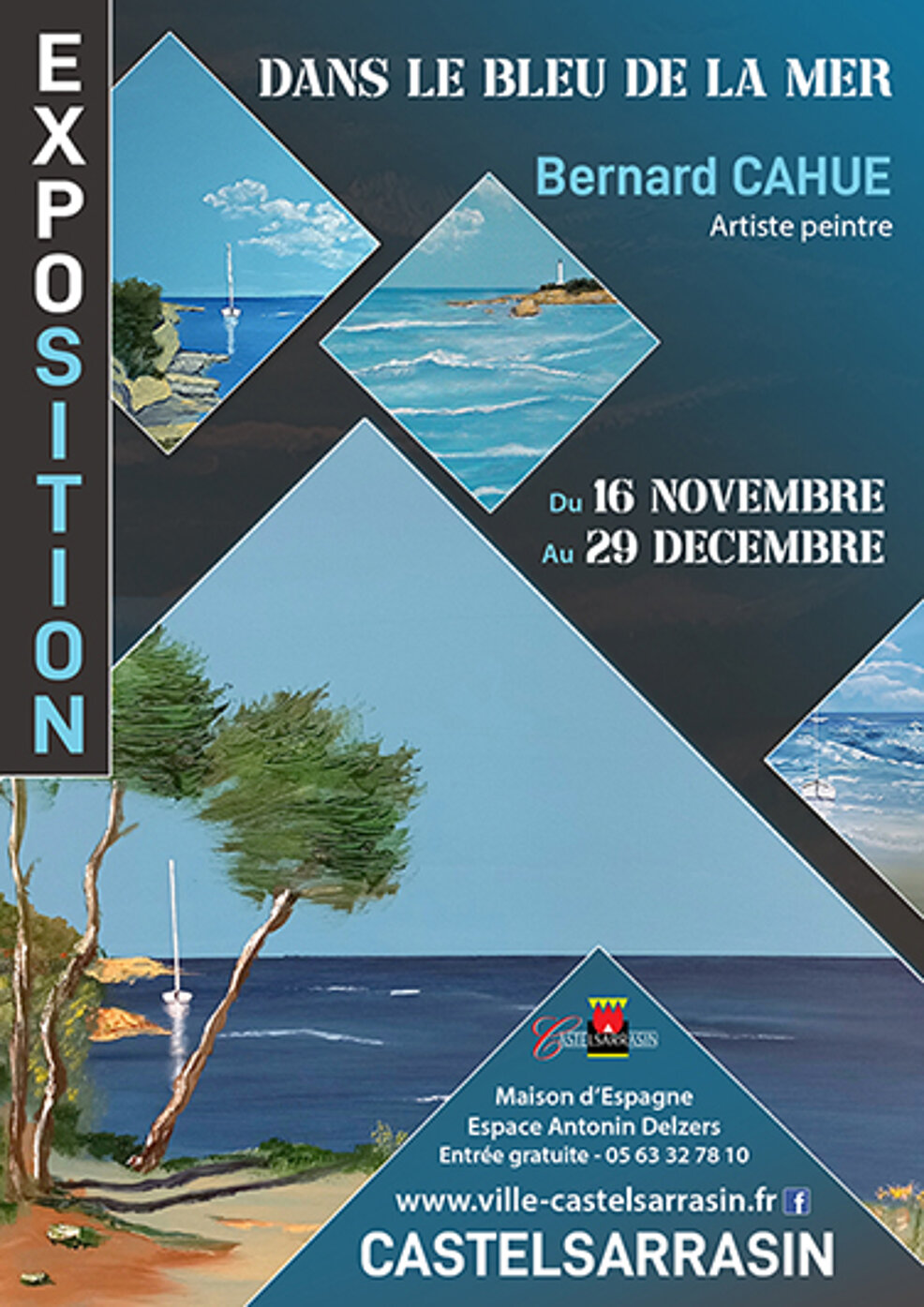 Dans le bleu de la mer