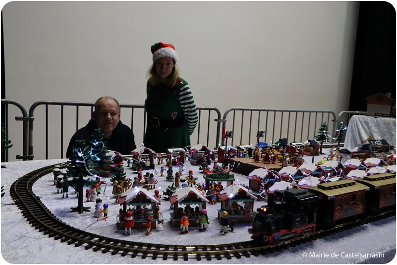 Exposition Playmobil durant les fêtes de Noël à Castelsarrasin