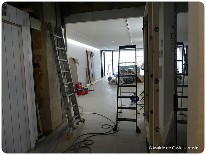 Intérieur en travaux Intérieur en travaux