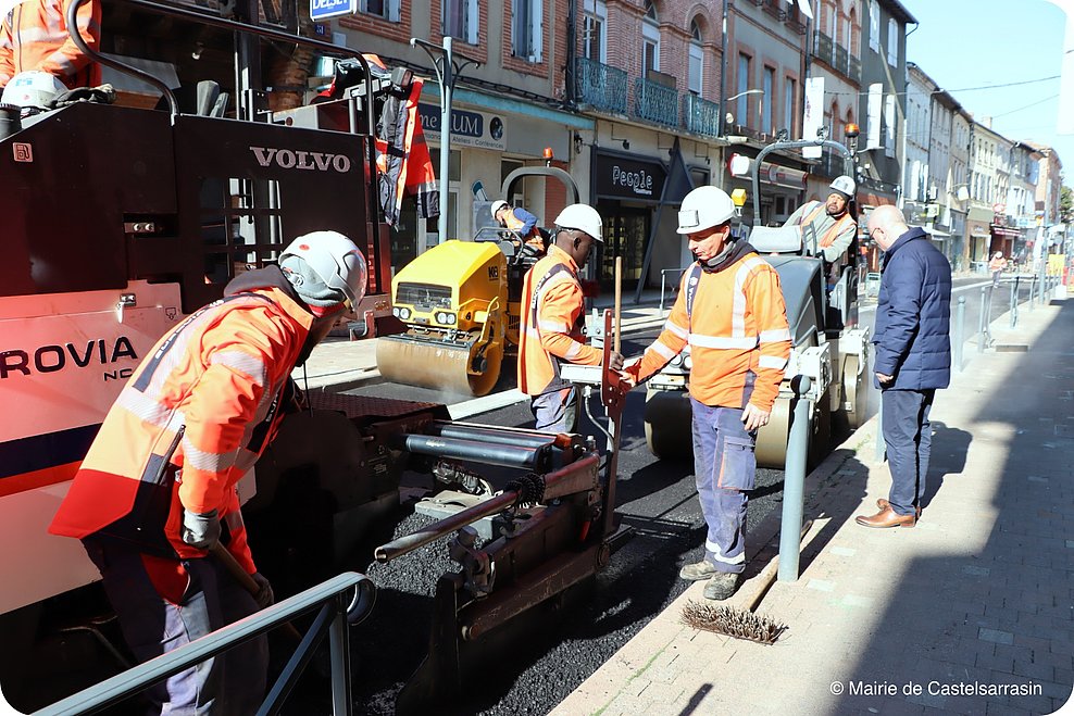 Phase 2 - Travaux rue de la révolution - © Mairie de Castelsarrasin 