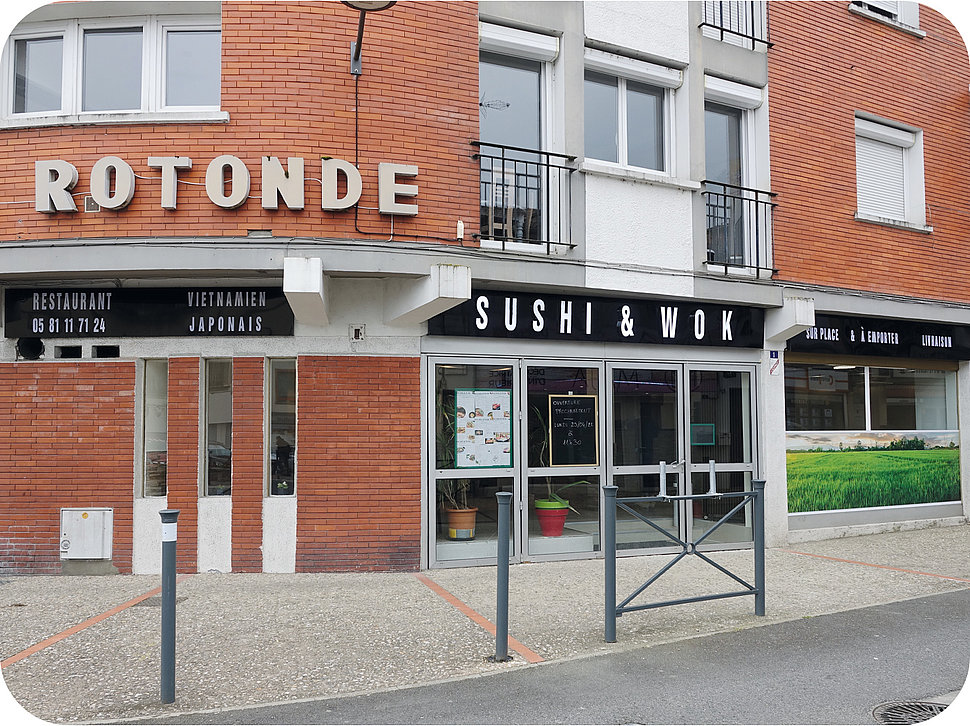 Devanture de Sushi & Wok Devanture de Sushi & Wok
